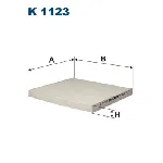 Filter, vazduh unutrašnjeg prostora FILTRON K 1123 IC-9B7D9B