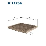 Filter, vazduh unutrašnjeg prostora FILTRON K 1123A IC-AB9088