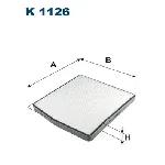 Filter, vazduh unutrašnjeg prostora FILTRON K 1126 IC-9B7DA6