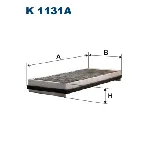 Filter, vazduh unutrašnjeg prostora FILTRON K 1131A IC-A0891E