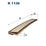 Filter, vazduh unutrašnjeg prostora FILTRON K 1136 IC-A69BA0