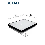 Filter, vazduh unutrašnjeg prostora FILTRON K 1141 IC-A9B657