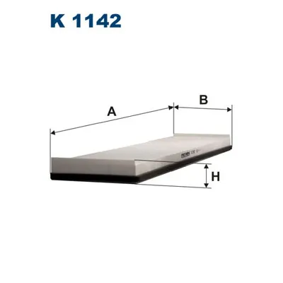 Filter, vazduh unutrašnjeg prostora FILTRON K 1142 IC-A363D2