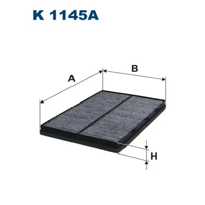 Filter, vazduh unutrašnjeg prostora FILTRON K 1145A IC-A363A9