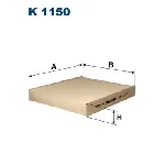 Filter, vazduh unutrašnjeg prostora FILTRON K 1150 IC-A7222F