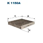 Filter, vazduh unutrašnjeg prostora FILTRON K 1150A IC-A76E31