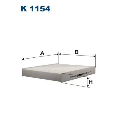 Filter, vazduh unutrašnjeg prostora FILTRON K 1154 IC-A3543F