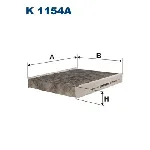 Filter, vazduh unutrašnjeg prostora FILTRON K 1154A IC-A35440