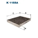 Filter, vazduh unutrašnjeg prostora FILTRON K 1155A IC-A340AB