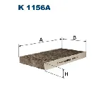 Filter, vazduh unutrašnjeg prostora FILTRON K 1156A IC-B0DDA5