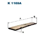 Filter, vazduh unutrašnjeg prostora FILTRON K 1169A IC-B39AF1