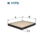 Filter, vazduh unutrašnjeg prostora FILTRON K 1173 IC-A7FDB3