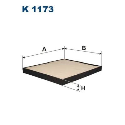 Filter, vazduh unutrašnjeg prostora FILTRON K 1173 IC-A7FDB3