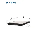 Filter, vazduh unutrašnjeg prostora FILTRON K 1174 IC-A8006D