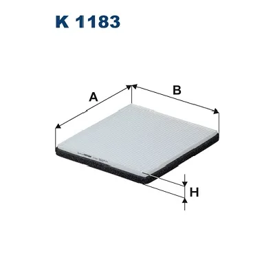 Filter, vazduh unutrašnjeg prostora FILTRON K 1183 IC-A681E6