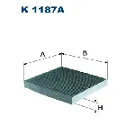Filter, vazduh unutrašnjeg prostora FILTRON K 1187A IC-D3C8EA