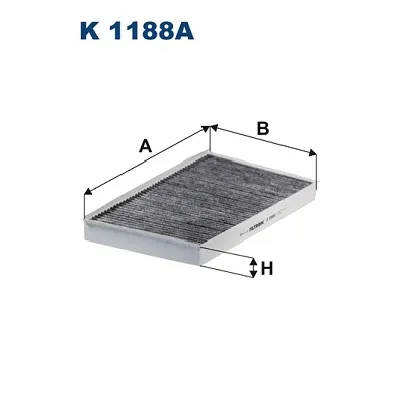 Filter, vazduh unutrašnjeg prostora FILTRON K 1188A IC-G0R0XH