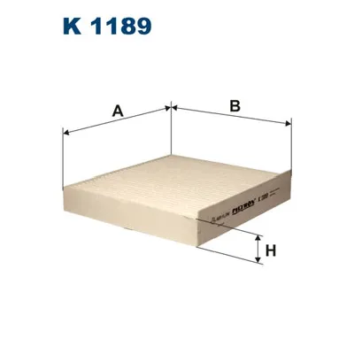 Filter, vazduh unutrašnjeg prostora FILTRON K 1189 IC-A94E73