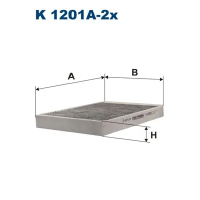 Filter, vazduh unutrašnjeg prostora FILTRON K 1201A-2X IC-ABF8D0