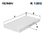 Filter, vazduh unutrašnjeg prostora FILTRON K 1202 IC-G11C94