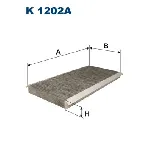 Filter, vazduh unutrašnjeg prostora FILTRON K 1202A IC-A9B659