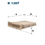 Filter, vazduh unutrašnjeg prostora FILTRON K 1207 IC-AC42CA