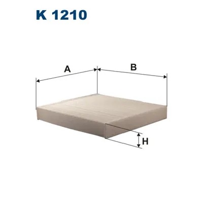 Filter, vazduh unutrašnjeg prostora FILTRON K 1210 IC-B68D8D