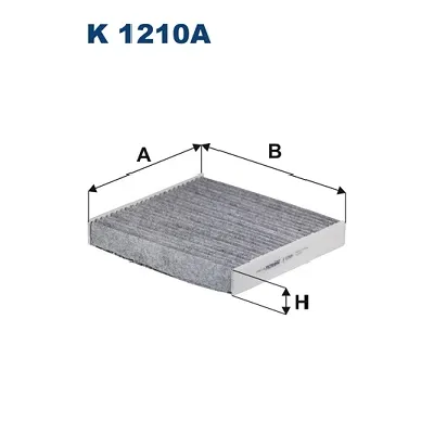 Filter, vazduh unutrašnjeg prostora FILTRON K 1210A IC-D3C8EB