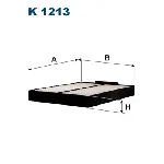 Filter, vazduh unutrašnjeg prostora FILTRON K 1213 IC-AE6666