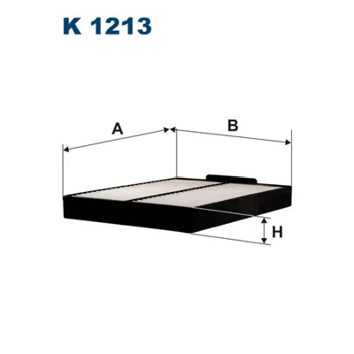 Filter, vazduh unutrašnjeg prostora FILTRON K 1213 IC-AE6666