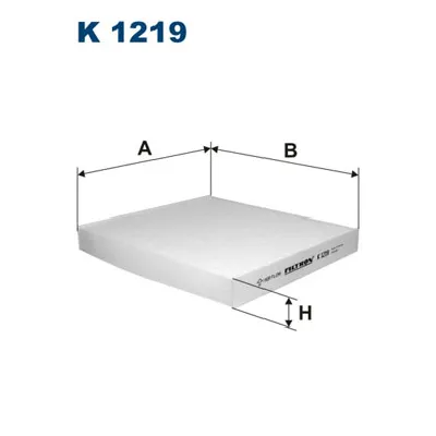 Filter, vazduh unutrašnjeg prostora FILTRON K 1219 IC-AFEB67