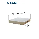 Filter, vazduh unutrašnjeg prostora FILTRON K 1223 IC-B8FC02