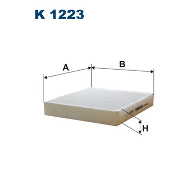 Filter, vazduh unutrašnjeg prostora FILTRON K 1223 IC-B8FC02