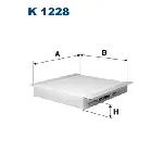 Filter, vazduh unutrašnjeg prostora FILTRON K 1228 IC-B39AF2