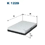 Filter, vazduh unutrašnjeg prostora FILTRON K 1229 IC-BBF952