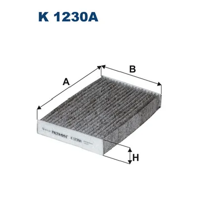Filter, vazduh unutrašnjeg prostora FILTRON K 1230A IC-DD2538