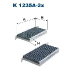 Filter, vazduh unutrašnjeg prostora FILTRON K 1235A-2X IC-BB9329