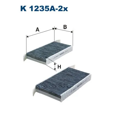 Filter, vazduh unutrašnjeg prostora FILTRON K 1235A-2X IC-BB9329
