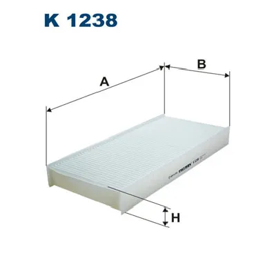Filter, vazduh unutrašnjeg prostora FILTRON K 1238 IC-BE9B0B