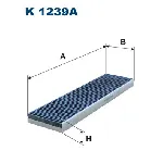 Filter, vazduh unutrašnjeg prostora FILTRON K 1239A IC-BC0280