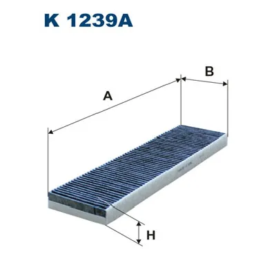 Filter, vazduh unutrašnjeg prostora FILTRON K 1239A IC-BC0280