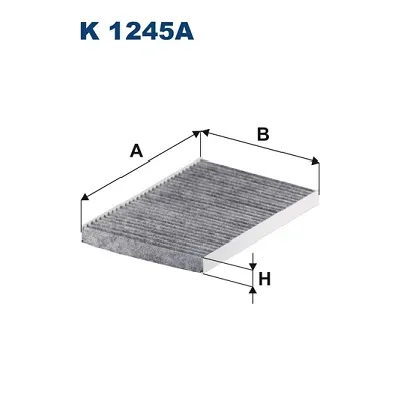 Filter, vazduh unutrašnjeg prostora FILTRON K 1245A IC-G0UC4X