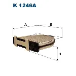 Filter, vazduh unutrašnjeg prostora FILTRON K 1246A IC-B3CA21