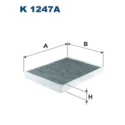 Filter, vazduh unutrašnjeg prostora FILTRON K 1247A IC-BB1DB8