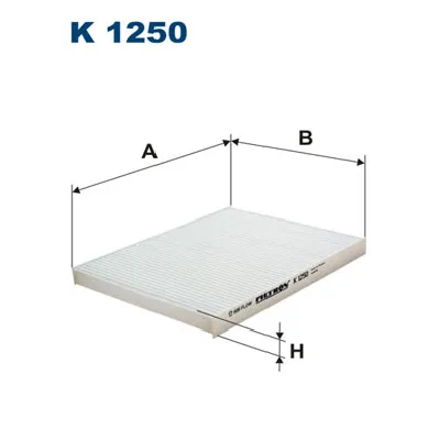 Filter, vazduh unutrašnjeg prostora FILTRON K 1250 IC-BE9B30