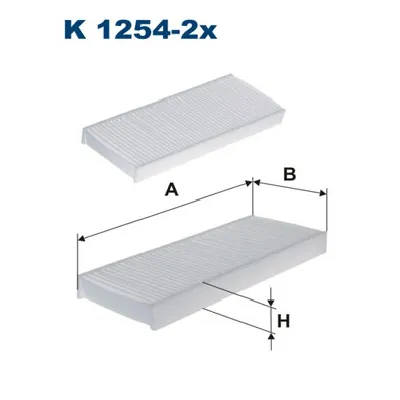 Filter, vazduh unutrašnjeg prostora FILTRON K 1254-2X IC-BBF954