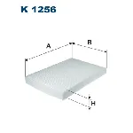 Filter, vazduh unutrašnjeg prostora FILTRON K 1256 IC-BAB2E9
