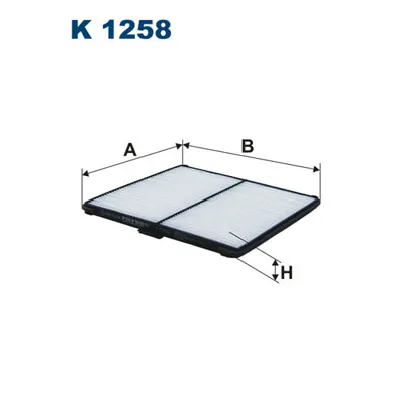 Filter, vazduh unutrašnjeg prostora FILTRON K 1258 IC-BB1DD5