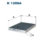 Filter, vazduh unutrašnjeg prostora FILTRON K 1259A IC-BBF957