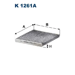 Filter, vazduh unutrašnjeg prostora FILTRON K 1261A IC-G0RG83